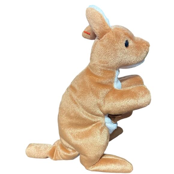 Vintage 1996 Ty Beanie baby Kangaroo with baby named Pouch - Picture 6 of 15